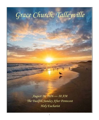 Cover 08 16 2026 Prayer B Form III The Twelfth Sunday After Pentecost.jpg